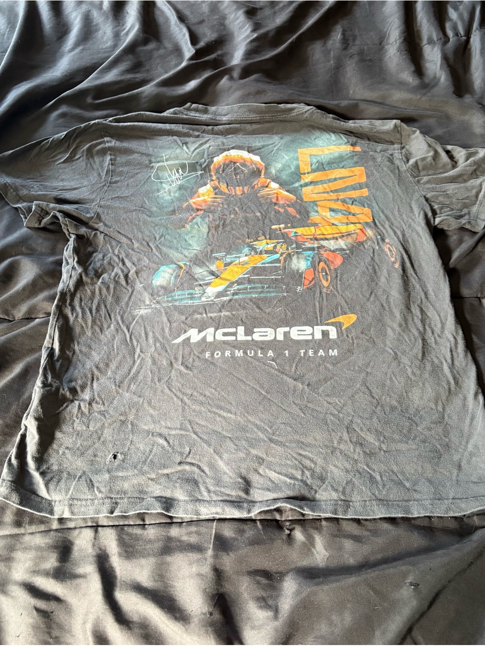 McLaren Men’s Black Graphic Short Sleeve Tee